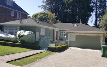 Exterior Residential Painting in Piedmont - Don’t Miss the Front Door Color!