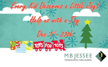 MB Jessee Partners with Piedmont Fire Department to Support Marine Toys for Tots