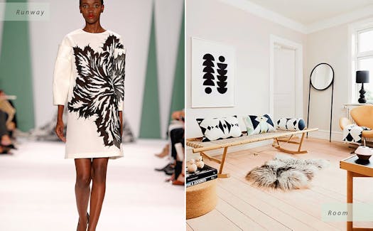 Home Design Inspiration is Everywhere - Even Fashion Week.